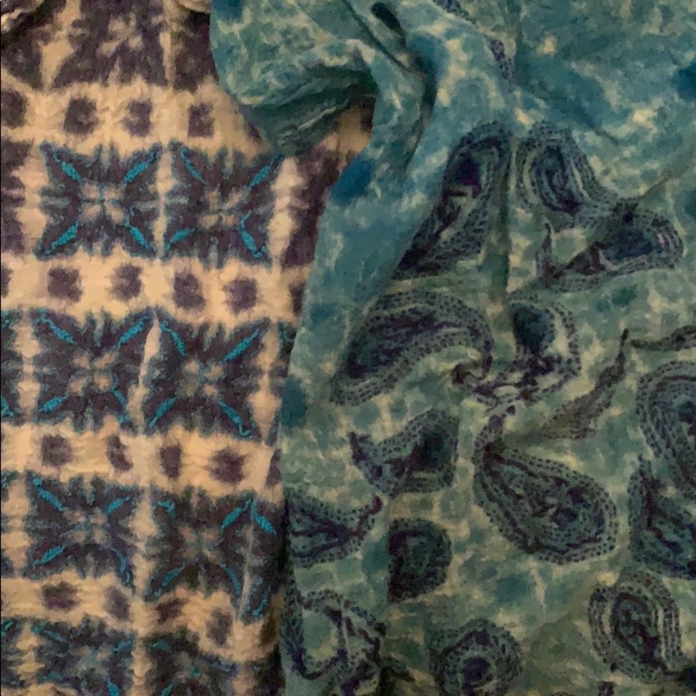 Anthropologie Moroccan print scarf